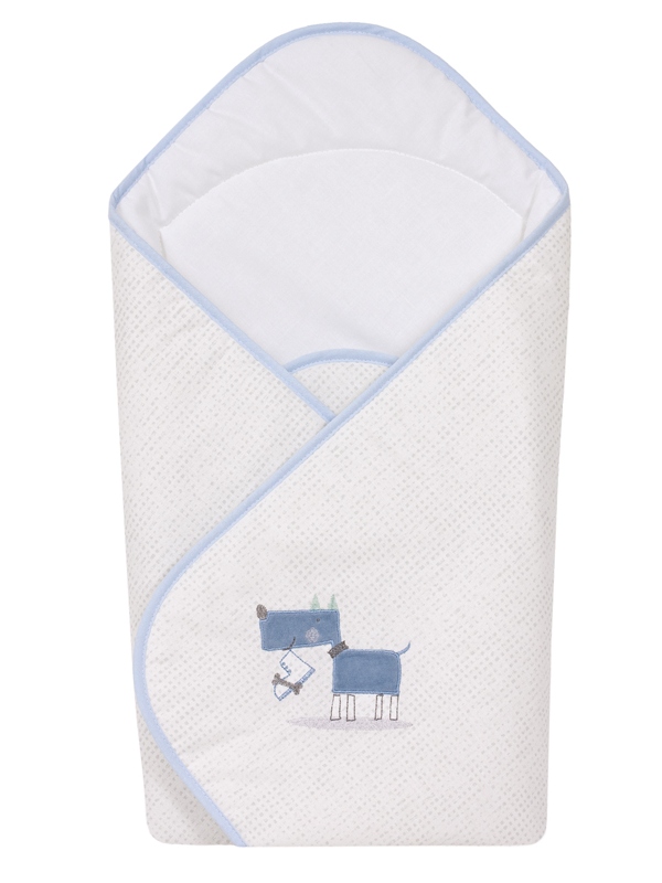 Одеяло-конверт Ceba Baby My Dog Blue/Green