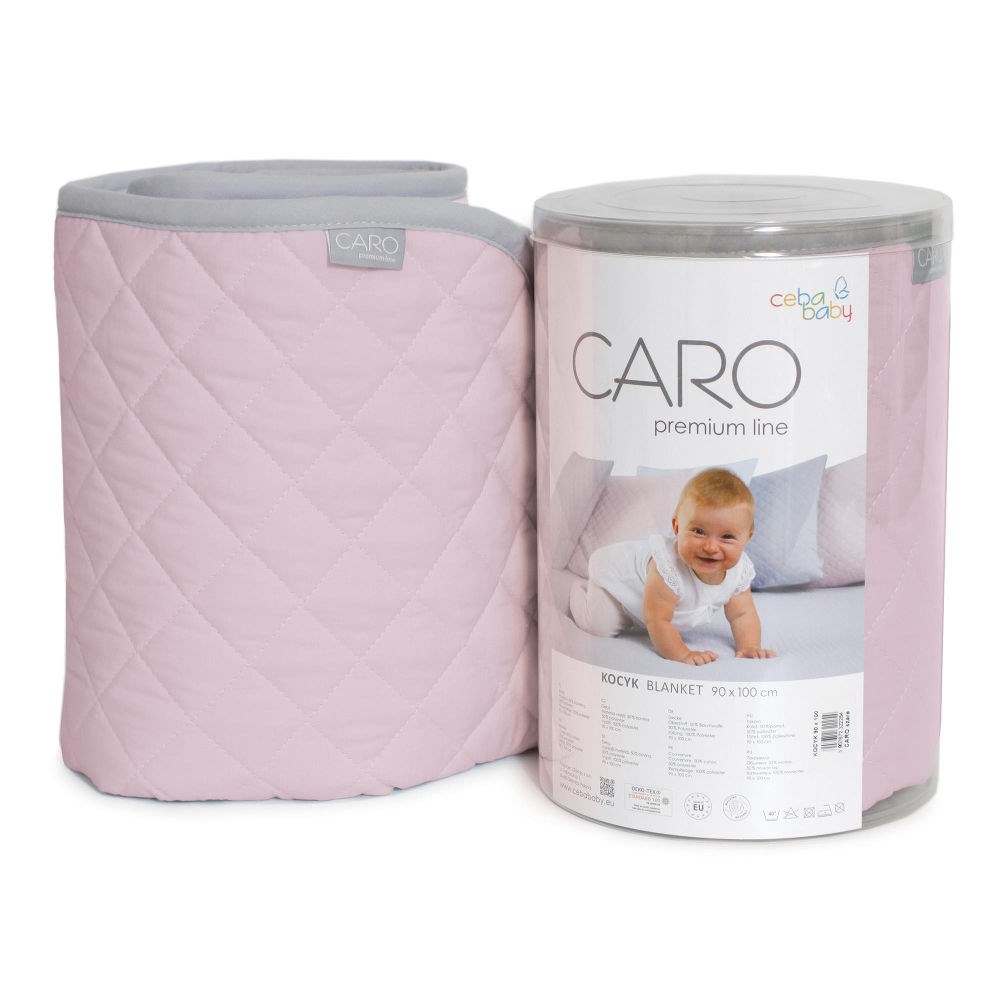 Плед Ceba Baby CARO 90х100 см CARO Pink