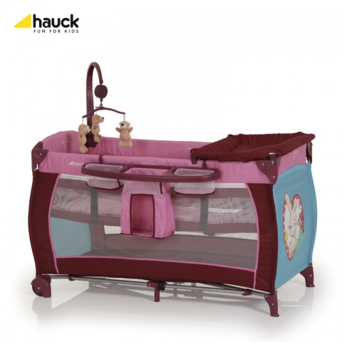 Детский манеж-кроватка Hauck Babycenter rabbit girl