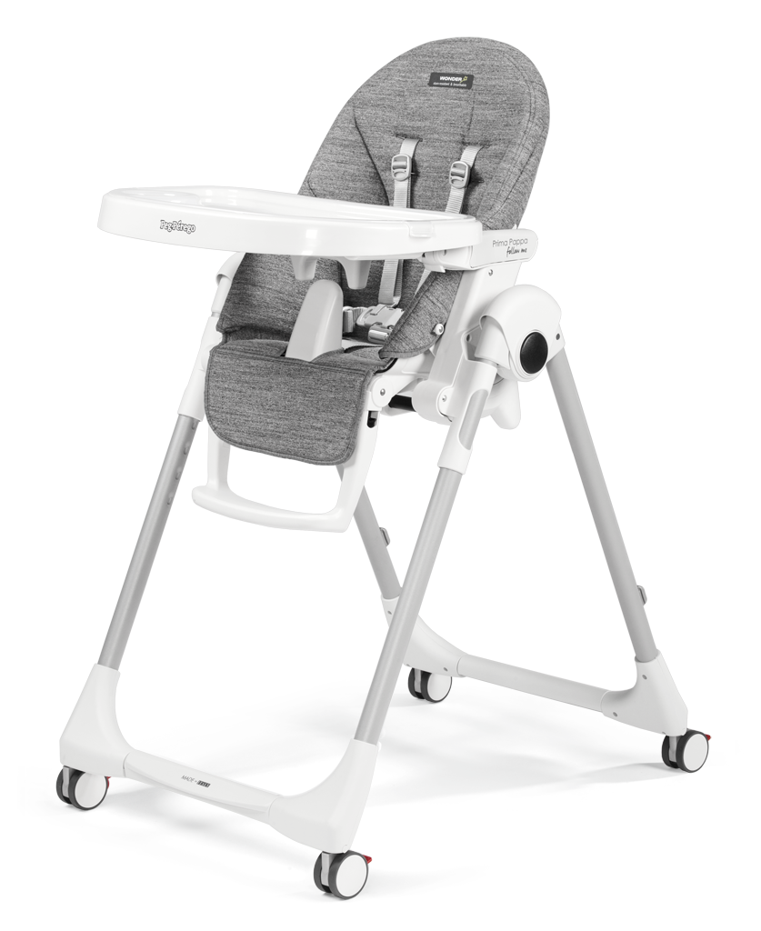 Стульчик для кормления Peg Perego Prima Pappa Follow Me Wonder Grey