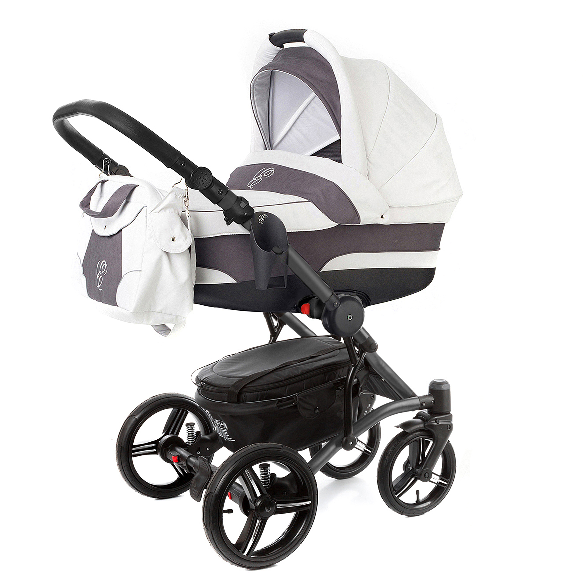Коляска для новорожденных Esspero Tour (шасси Graphite) Grey