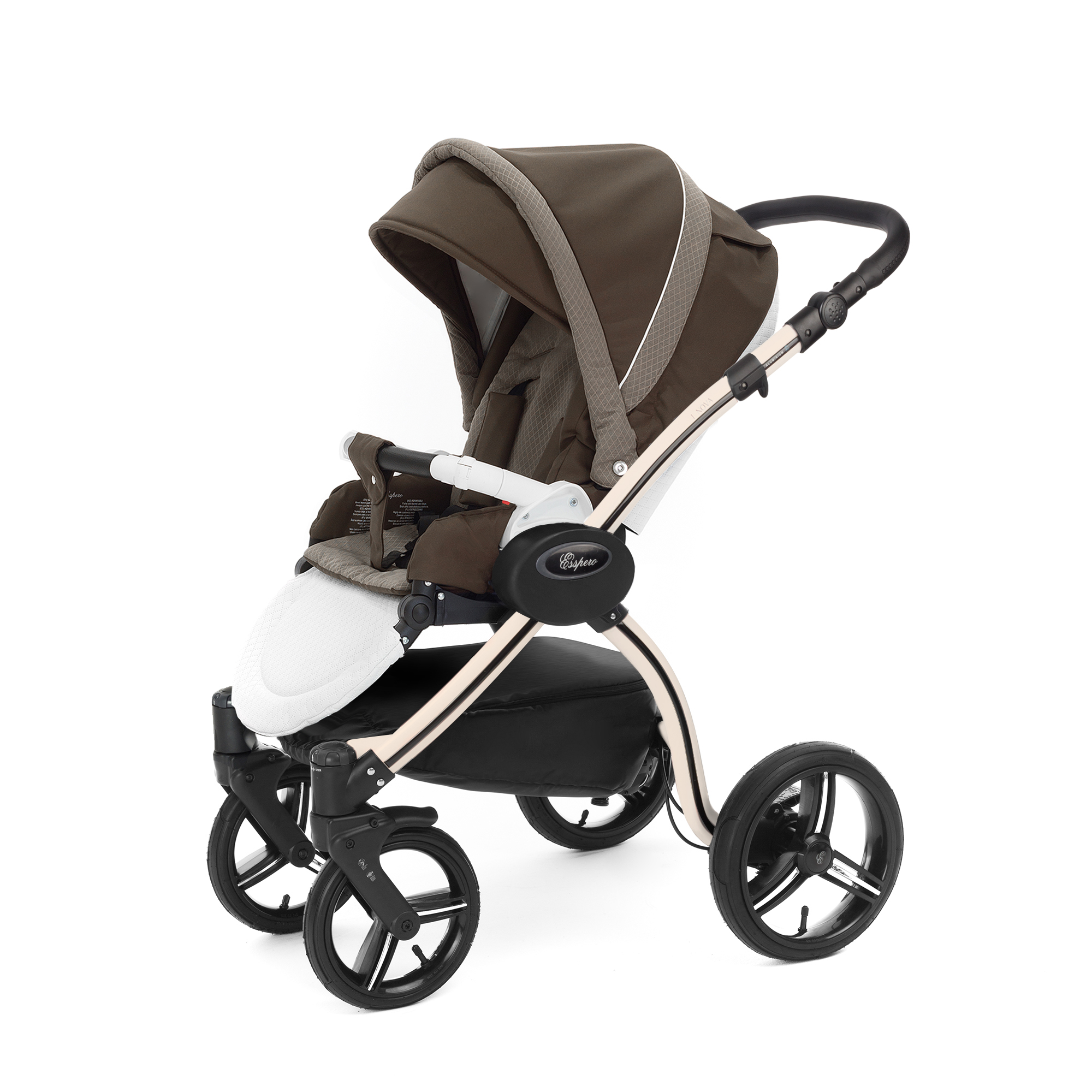 Прогулочная коляска Esspero Grand I-Nova (шасси Beige) Royal Brown