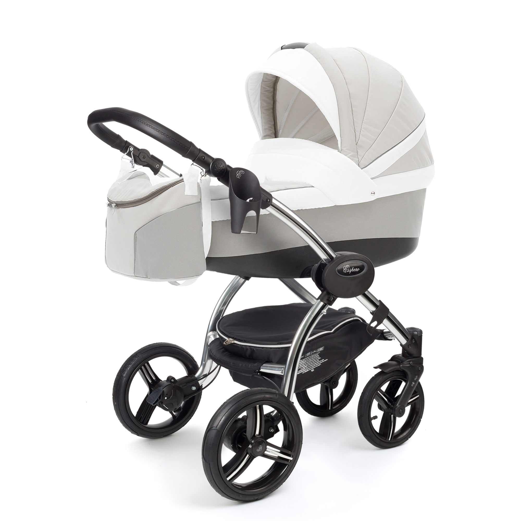Коляска для новорожденных Esspero Grand I-Nova (шасси Chrome) Vanila