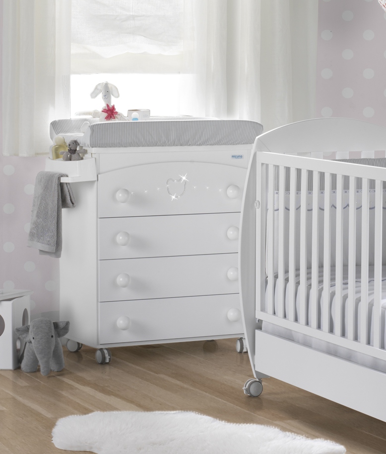 Пеленальный комод Micuna Valeria Luxe B-1674 White