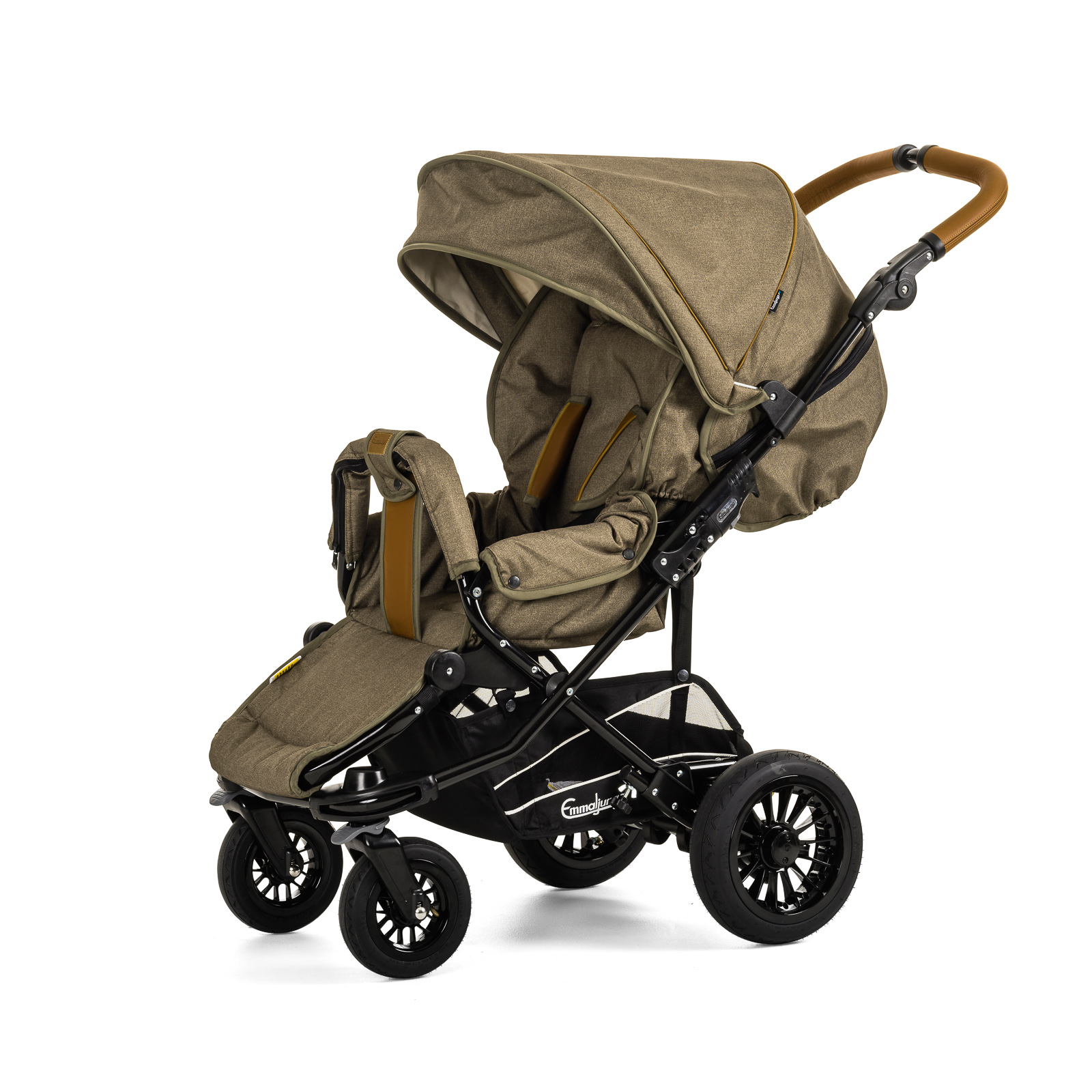 Прогулочная коляска Emmaljunga Scooter 4S AIR Outdoor Olive