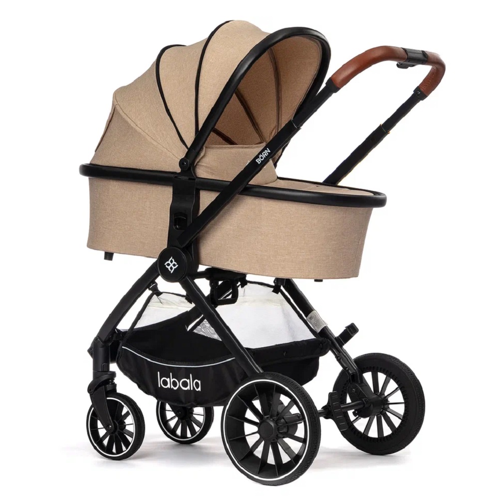 Коляска 2 в 1 Labala Born Beige