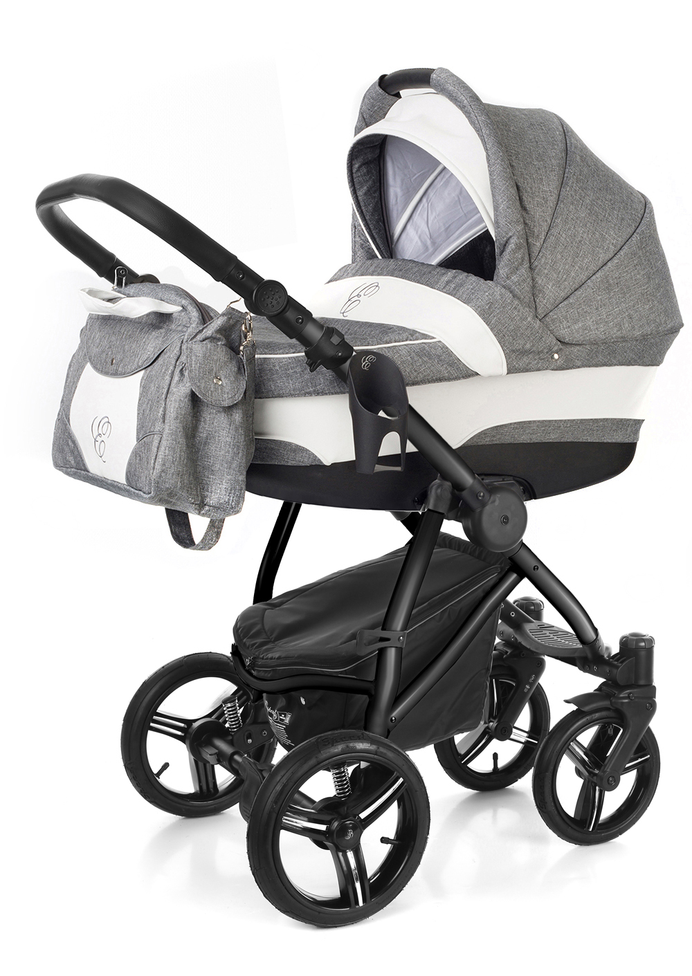 Коляска для новорожденных Esspero Newborn Lux (шасси Black) Denim
