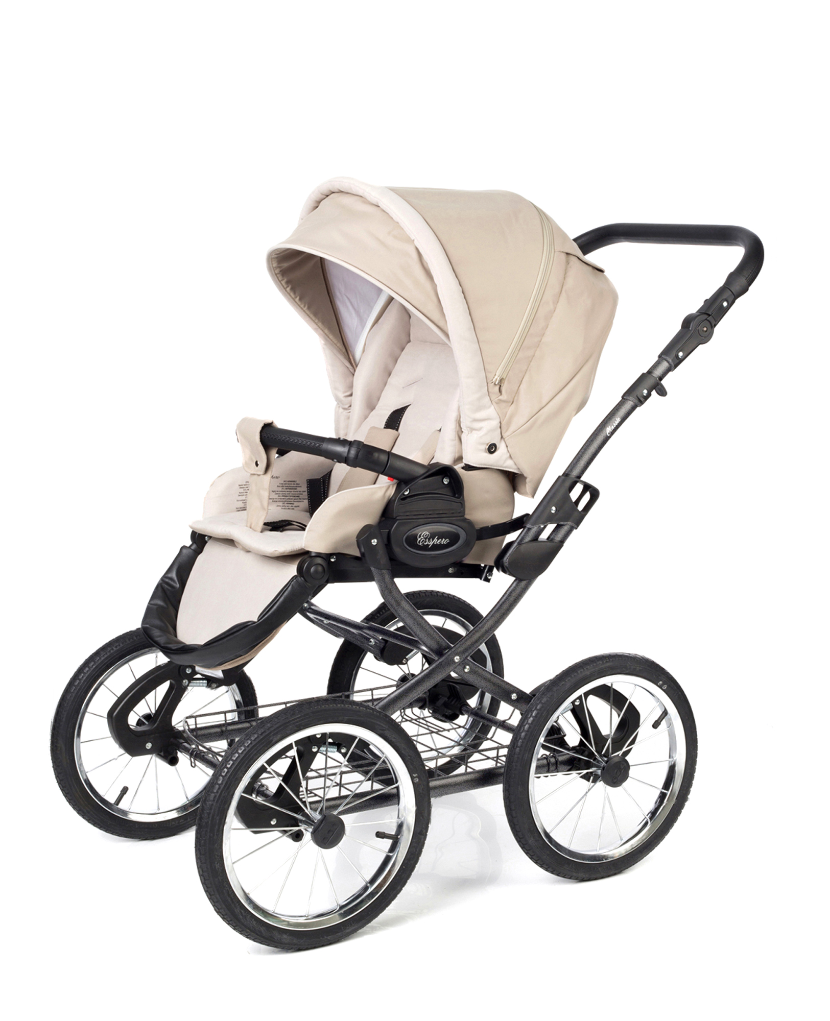 Прогулочная коляска Esspero Classic (шасси Graphite) Khakki Beige