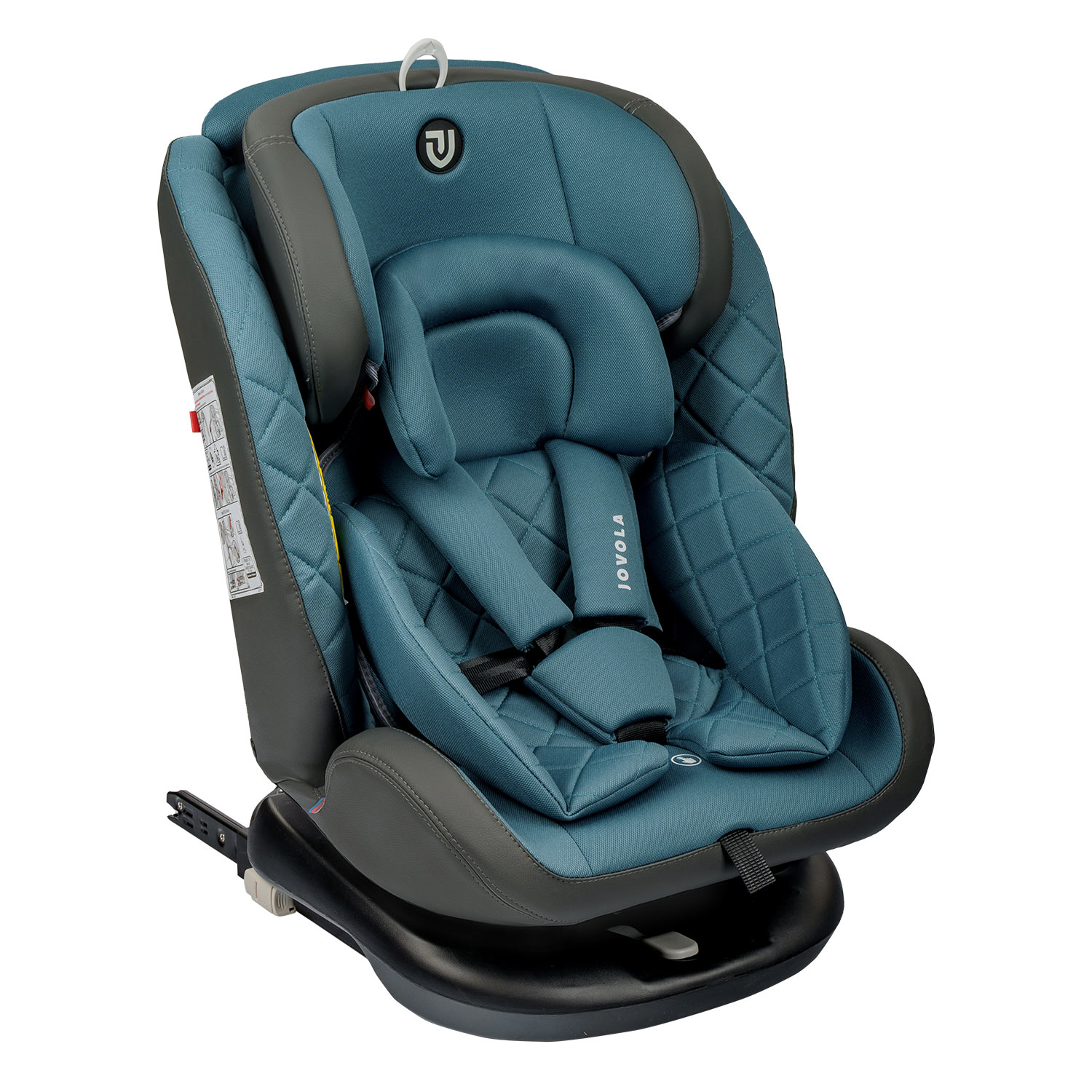 Автокресло Indigo Fuller ISOFIX, группа 0+1+2+3 синий-т.серый