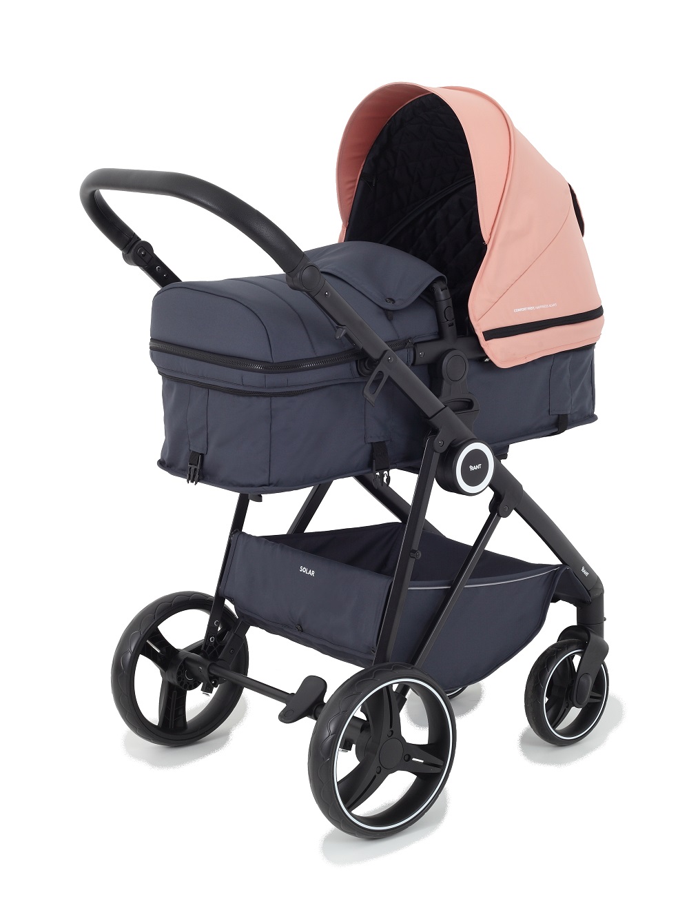 Коляска 2 в 1 RANT SOLAR Pink