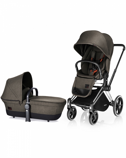 Коляска 2 в 1 Cybex Priam (шасси Trekking) Olive khaki