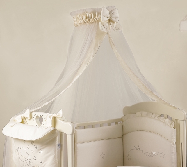Балдахин с держателем Roman Baby POLVERE DI STELLE Ivory (Крем)