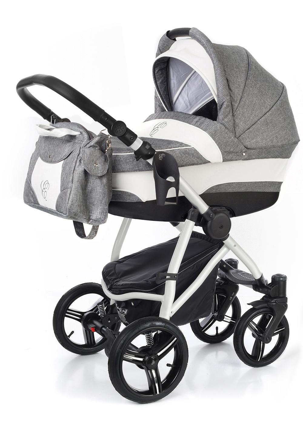 Коляска для новорожденных Esspero Newborn Lux (шасси Grey) Denim