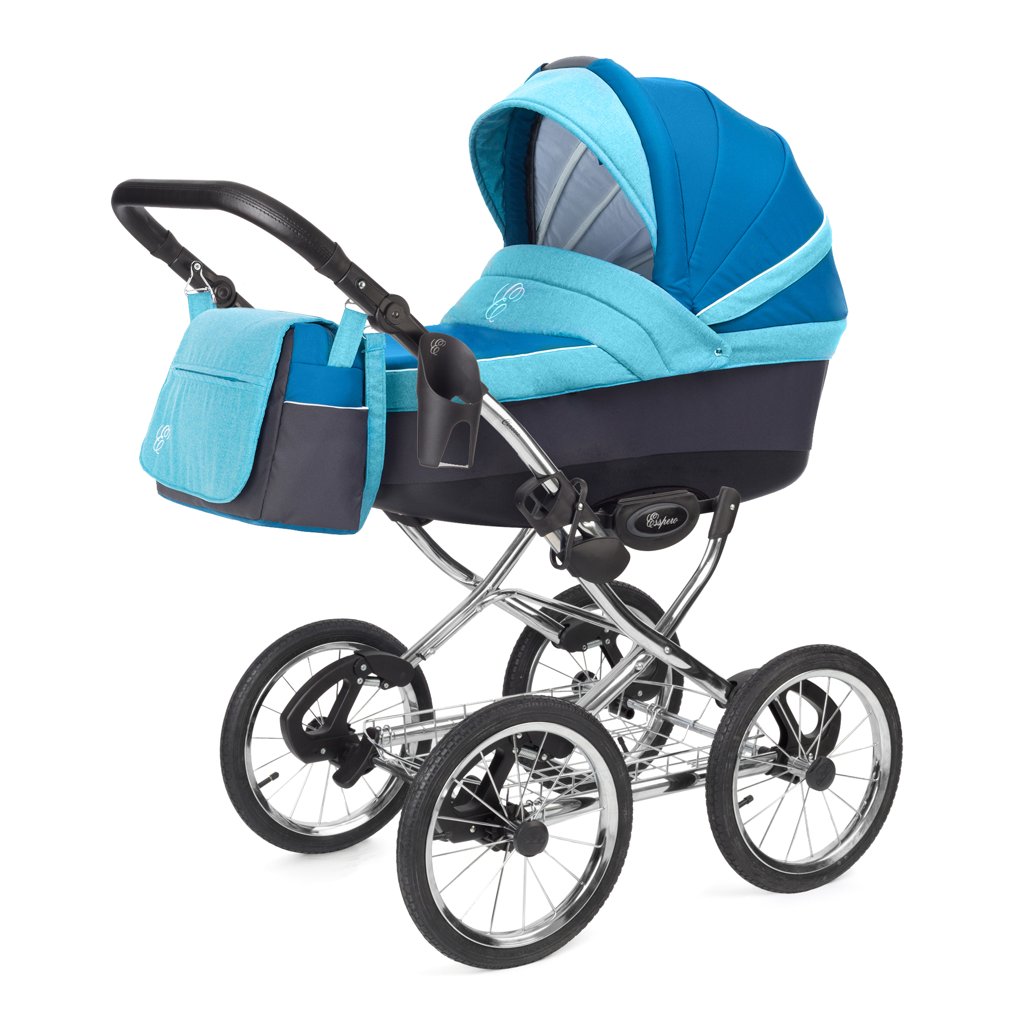 Коляска для новорожденных Esspero Grand Classic (шасси Chrome) Breeze