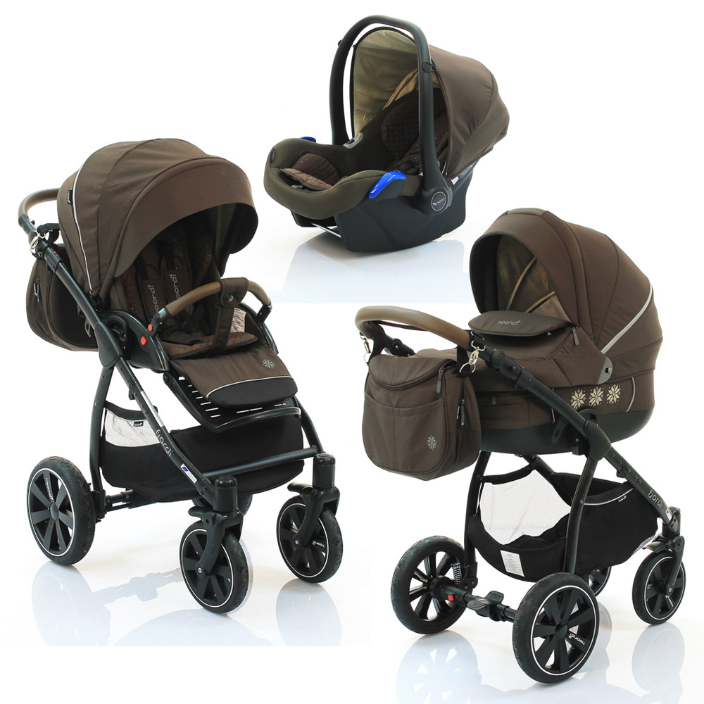 Коляска 3 в 1 Noordi Fjordi Sport Hickory 853