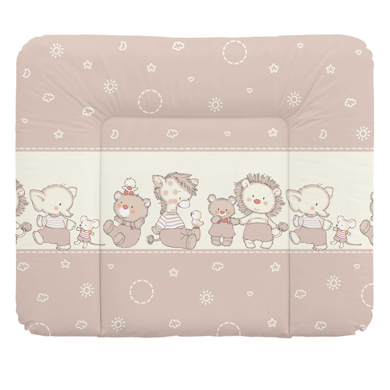 Пеленальный матрас мягкий Ceba Baby 70х85 Ducklings Brown
