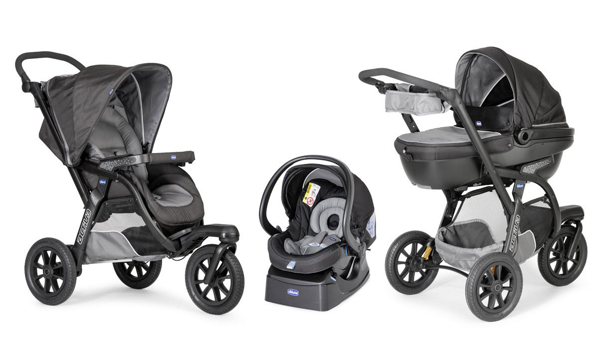 Коляска 3 в 1 Chicco Trio Activ3 Dove Grey