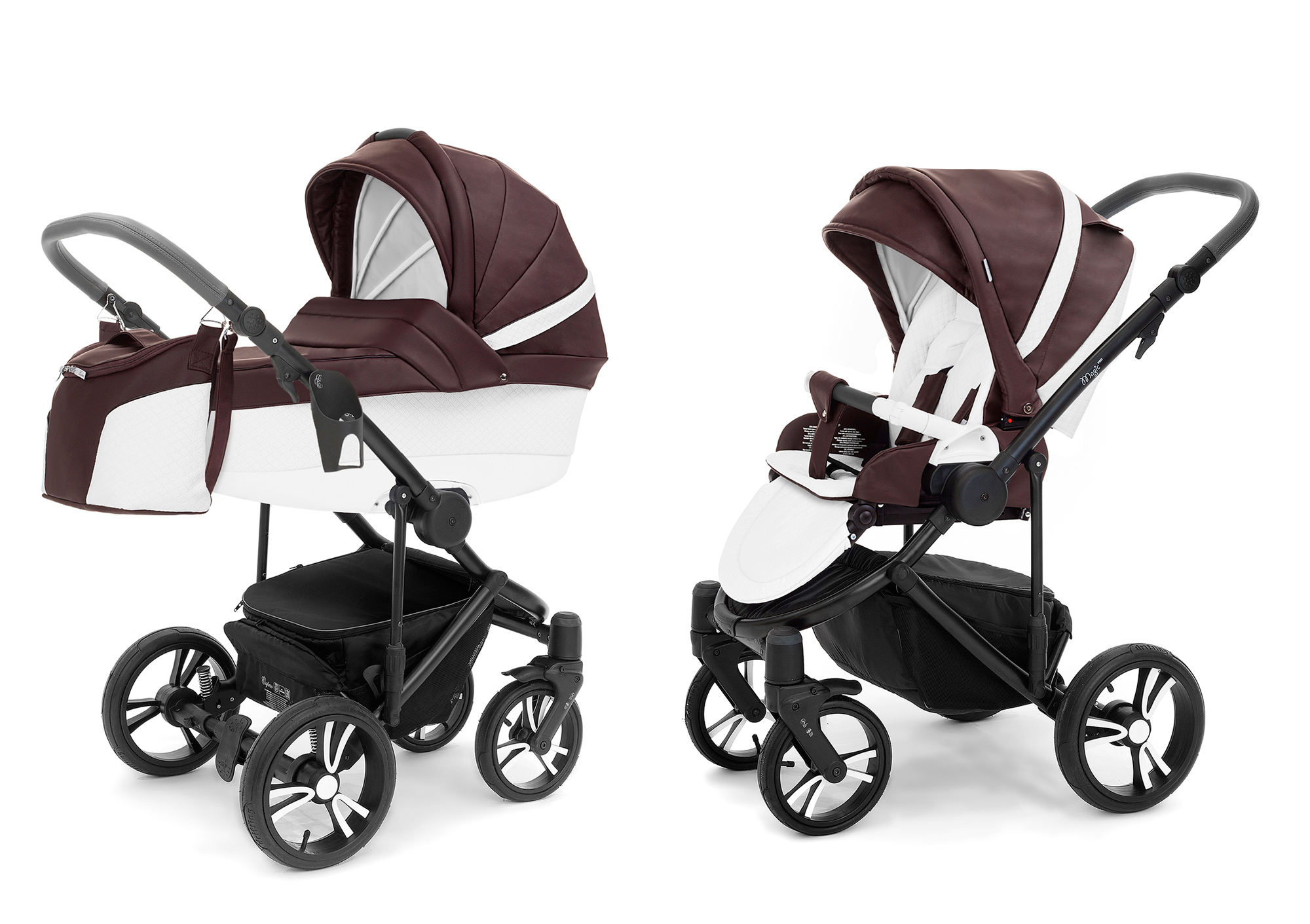 Коляска 2 в 1 Esspero Grand Magic Pro (шасси Black) Nappa Brown