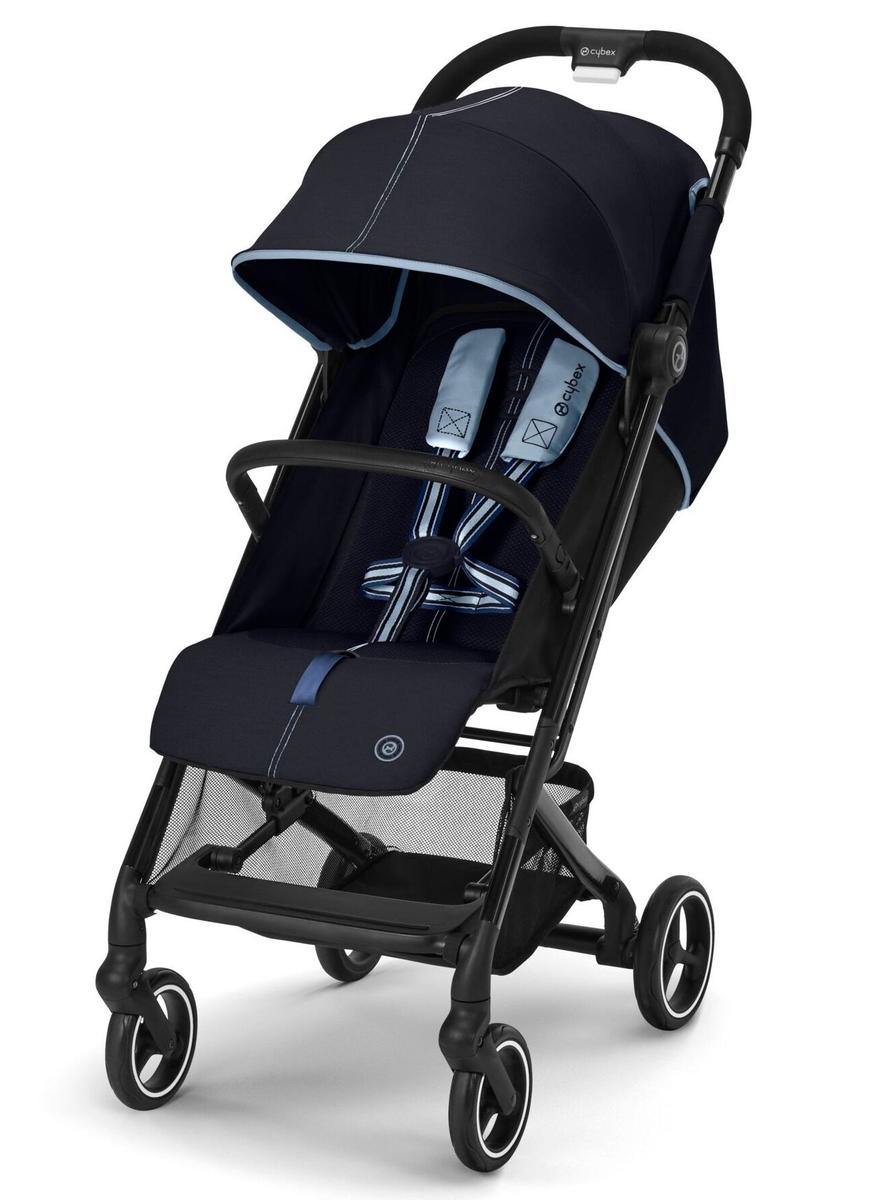 Прогулочная коляска Cybex Beezy Ocean Blue с дождевиком и бампером