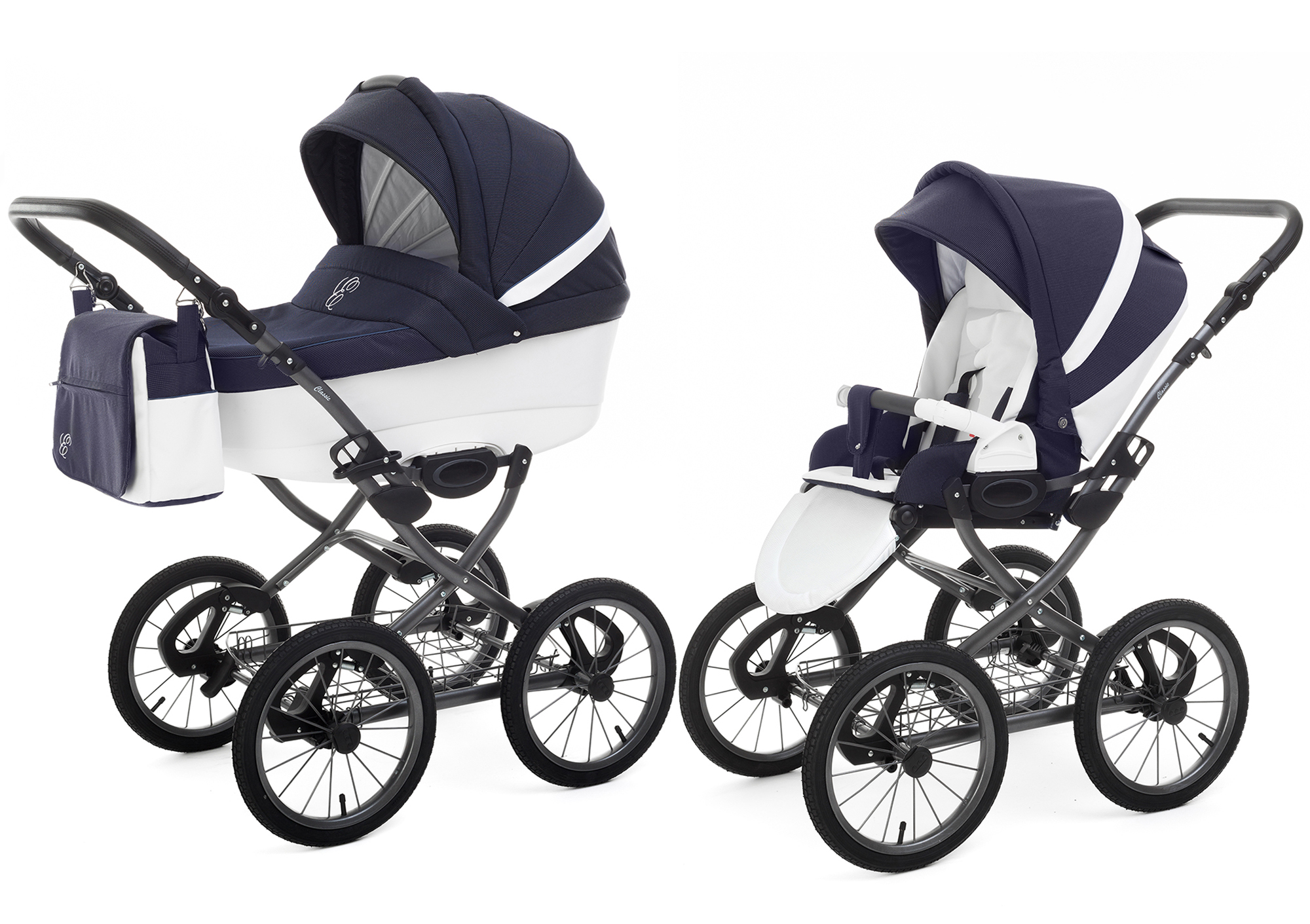 Коляска 2 в 1 Esspero Classic Alu (шасси Grey) Sky Star