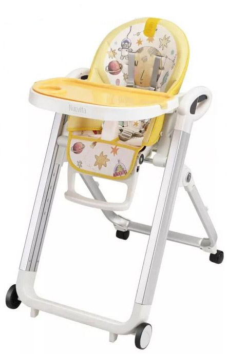 Стульчик для кормления Nuovita Futuro Bianco Cosmo Giallo