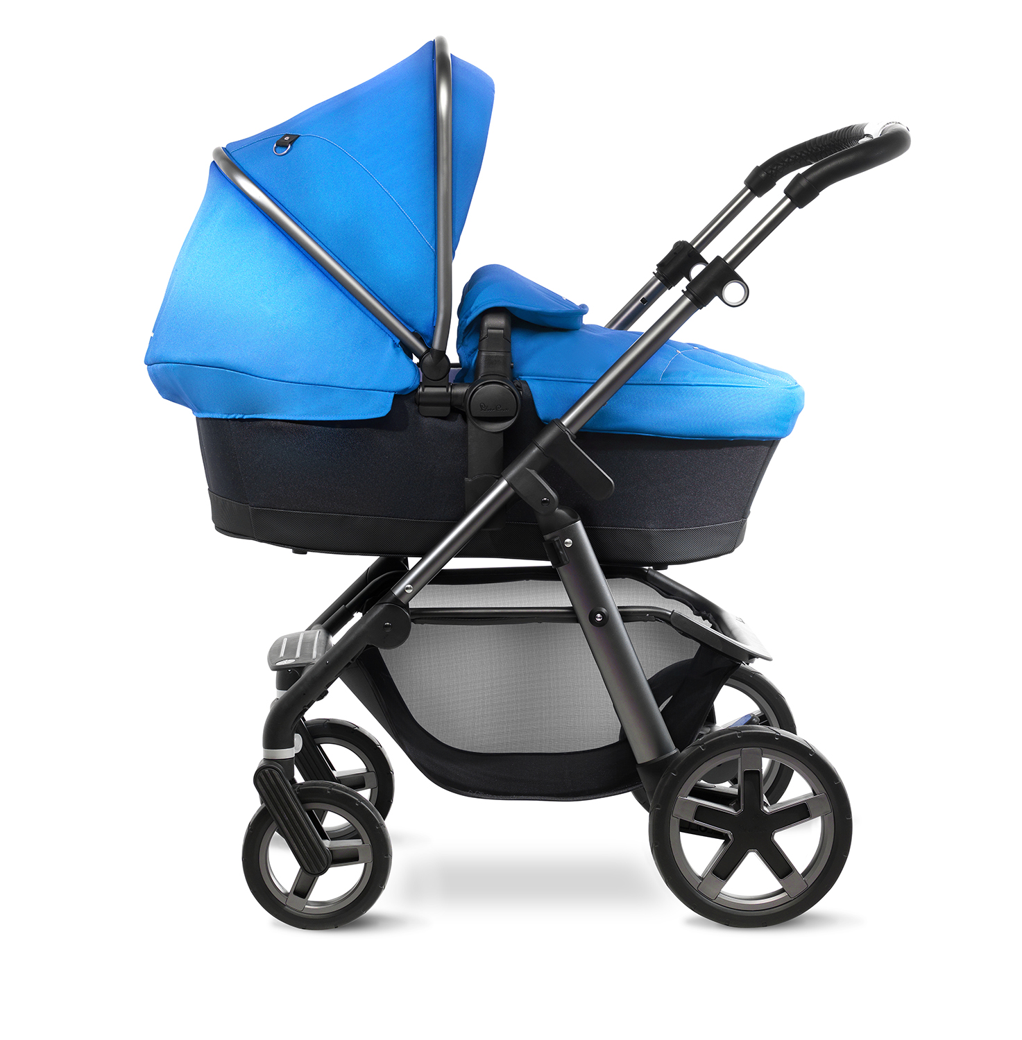 Коляска 2 в 1 Silver Cross Pioneer Graphite/Sky Blue