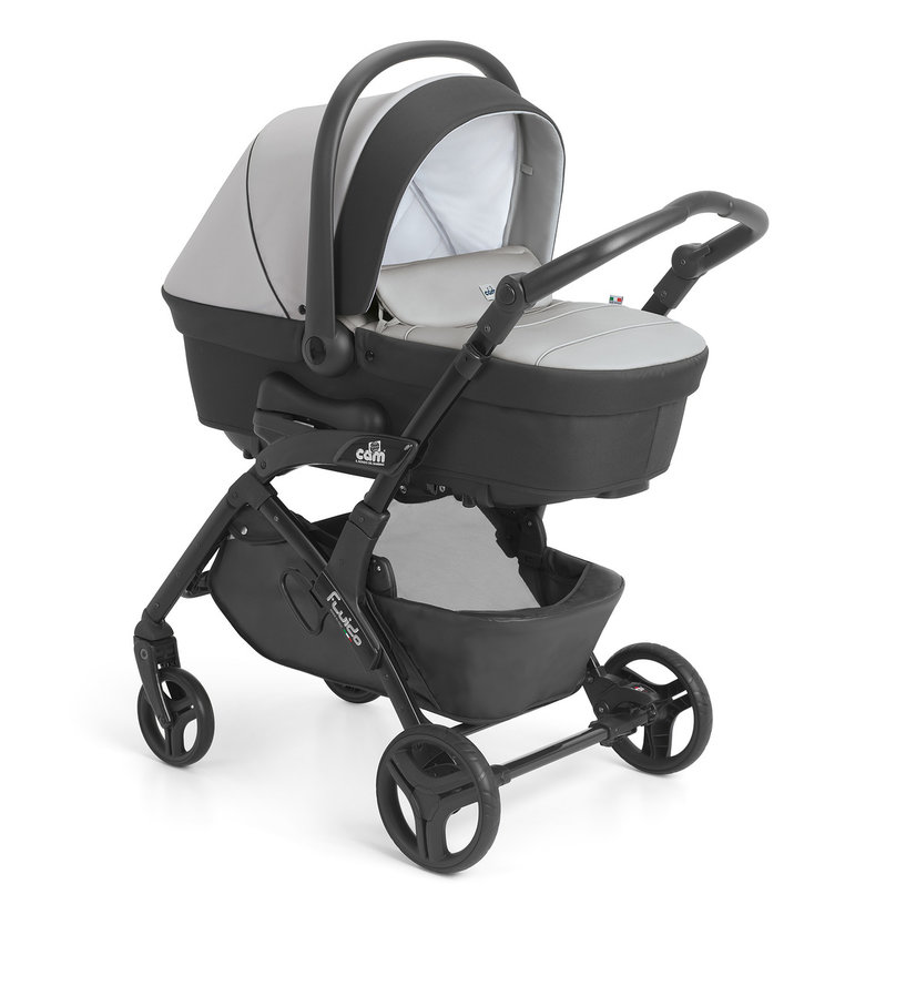 Коляска 3 в 1 Cam Fluido City Smart (шасси Black) 783
