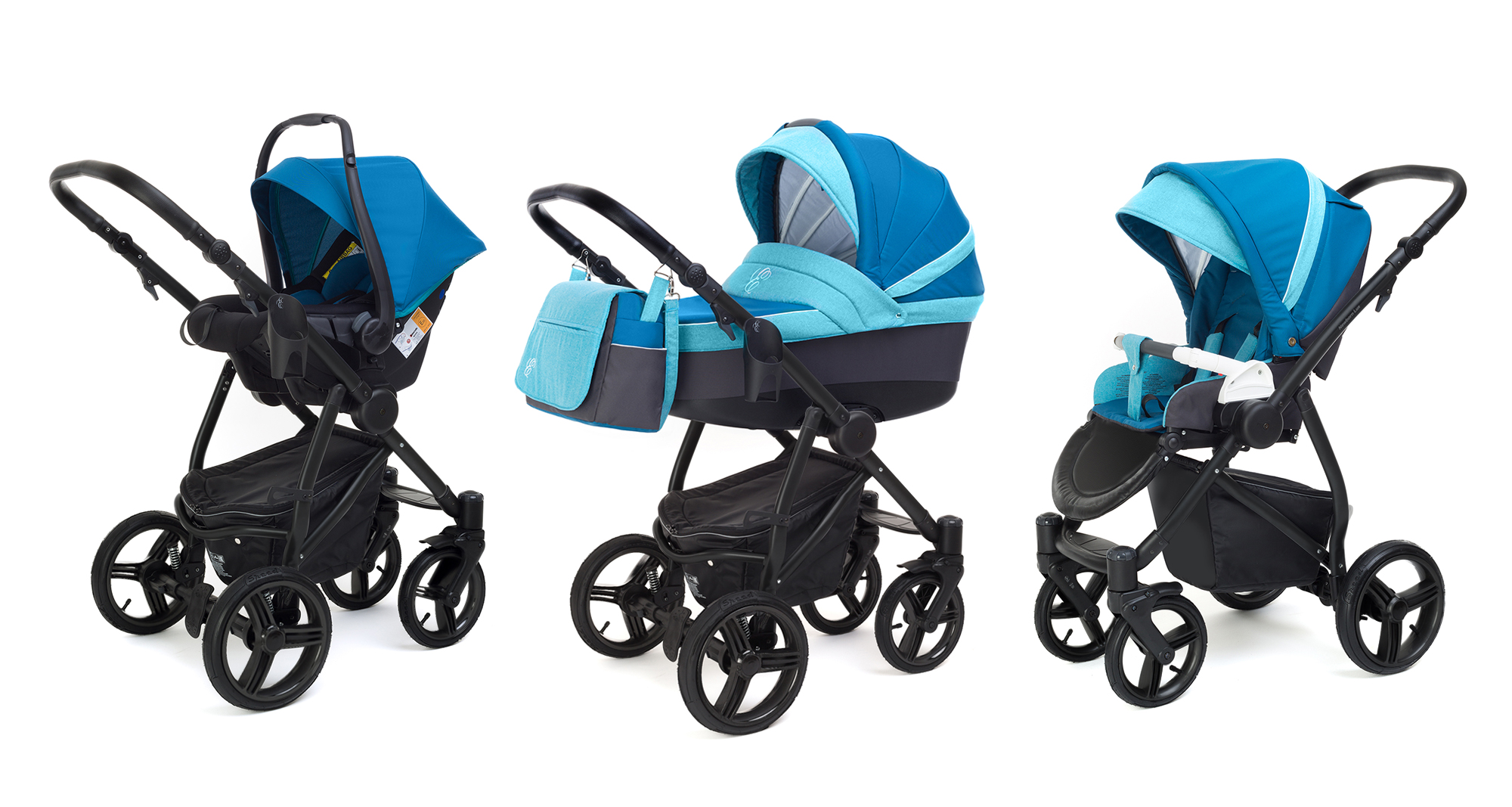 Коляска 3 в 1 Esspero Grand Newborn Lux (шасси Black) Breeze
