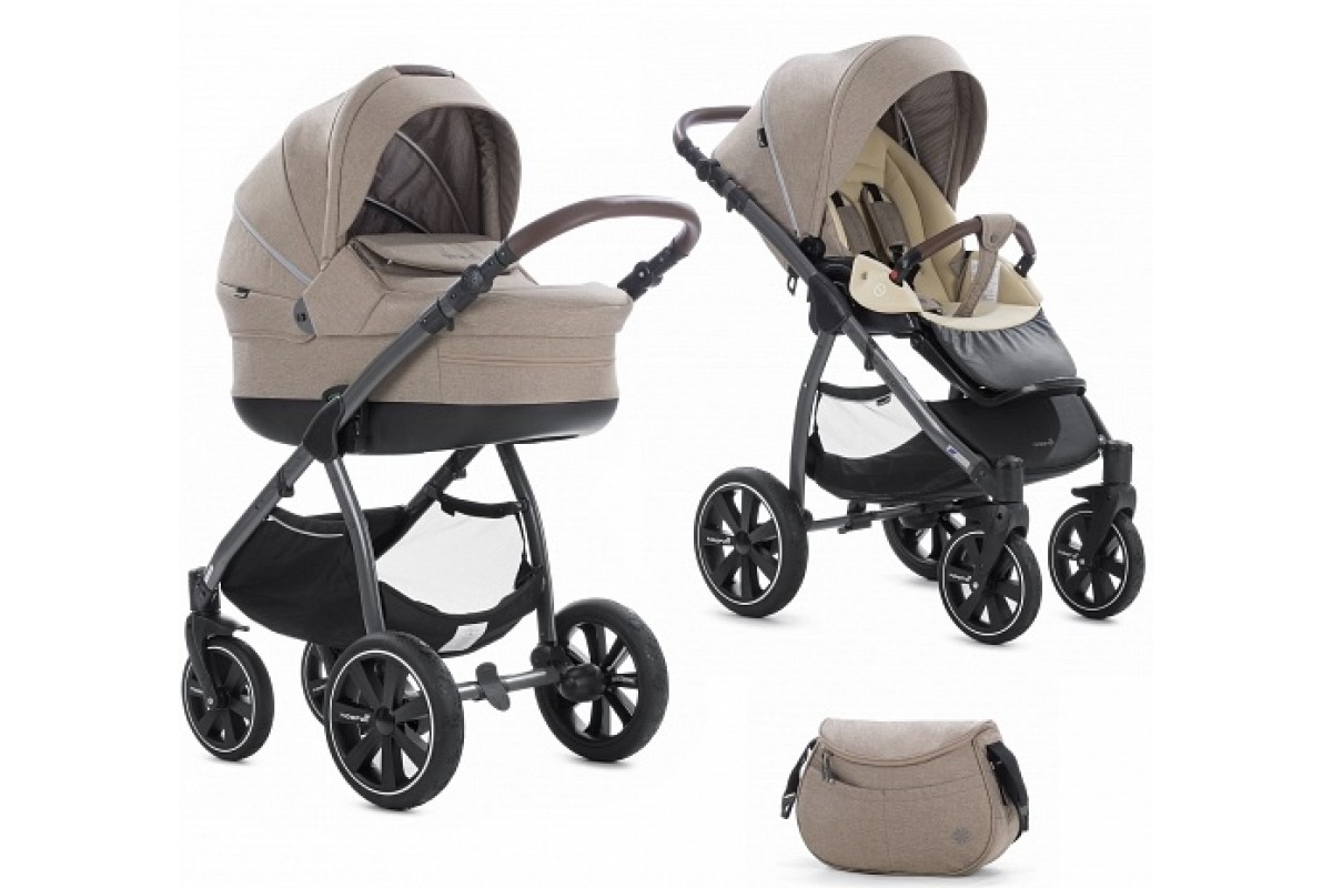 Коляска 2 в 1 Noordi Fjordi Classic Melange Beige Melange 894/1