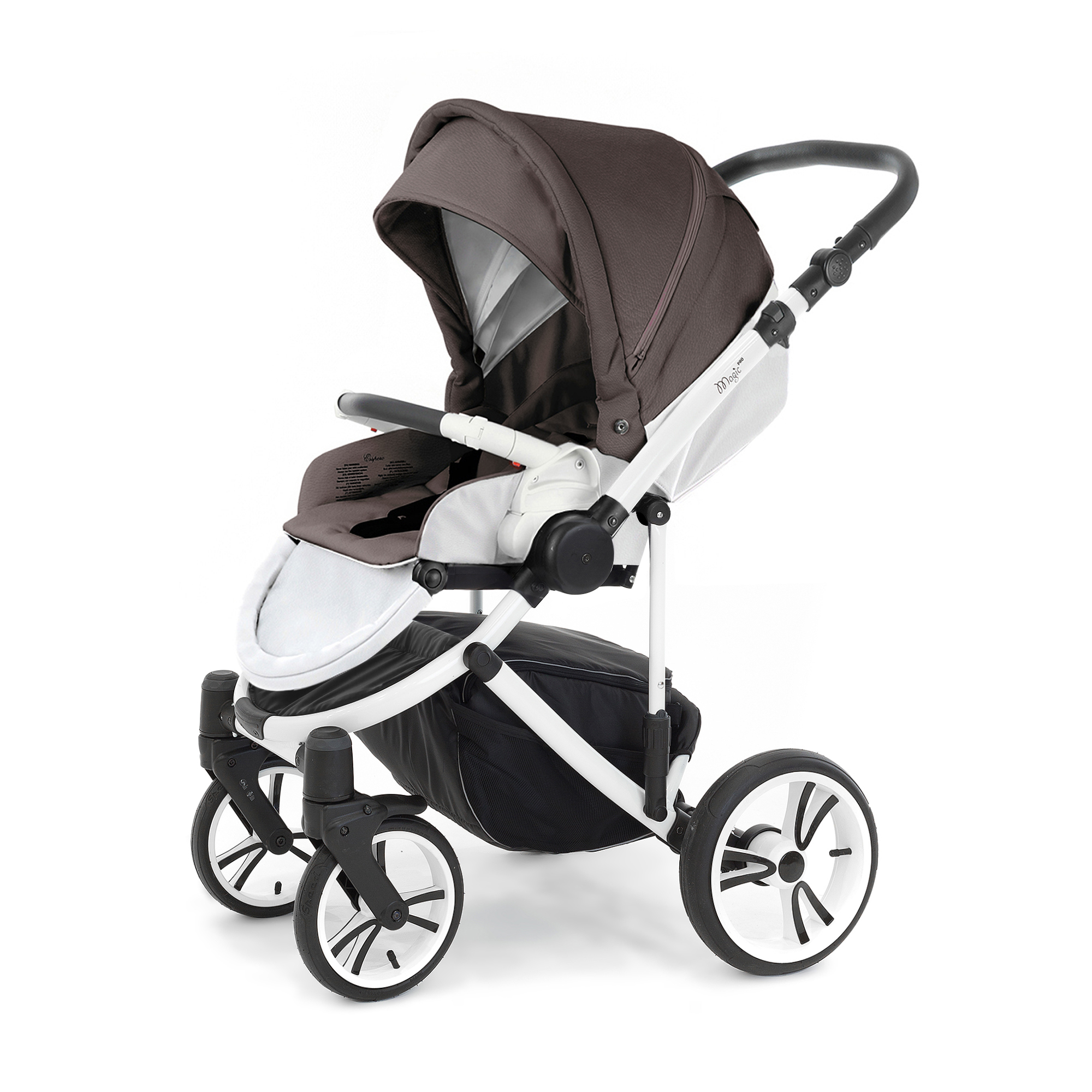 Прогулочная коляска Esspero Magic Alu (шасси Black) Cacao leatherette