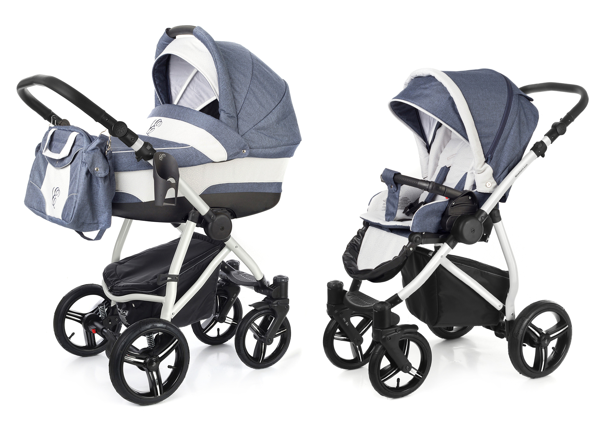 Коляска 2 в 1 Esspero Newborn Lux (шасси Grey) Lena