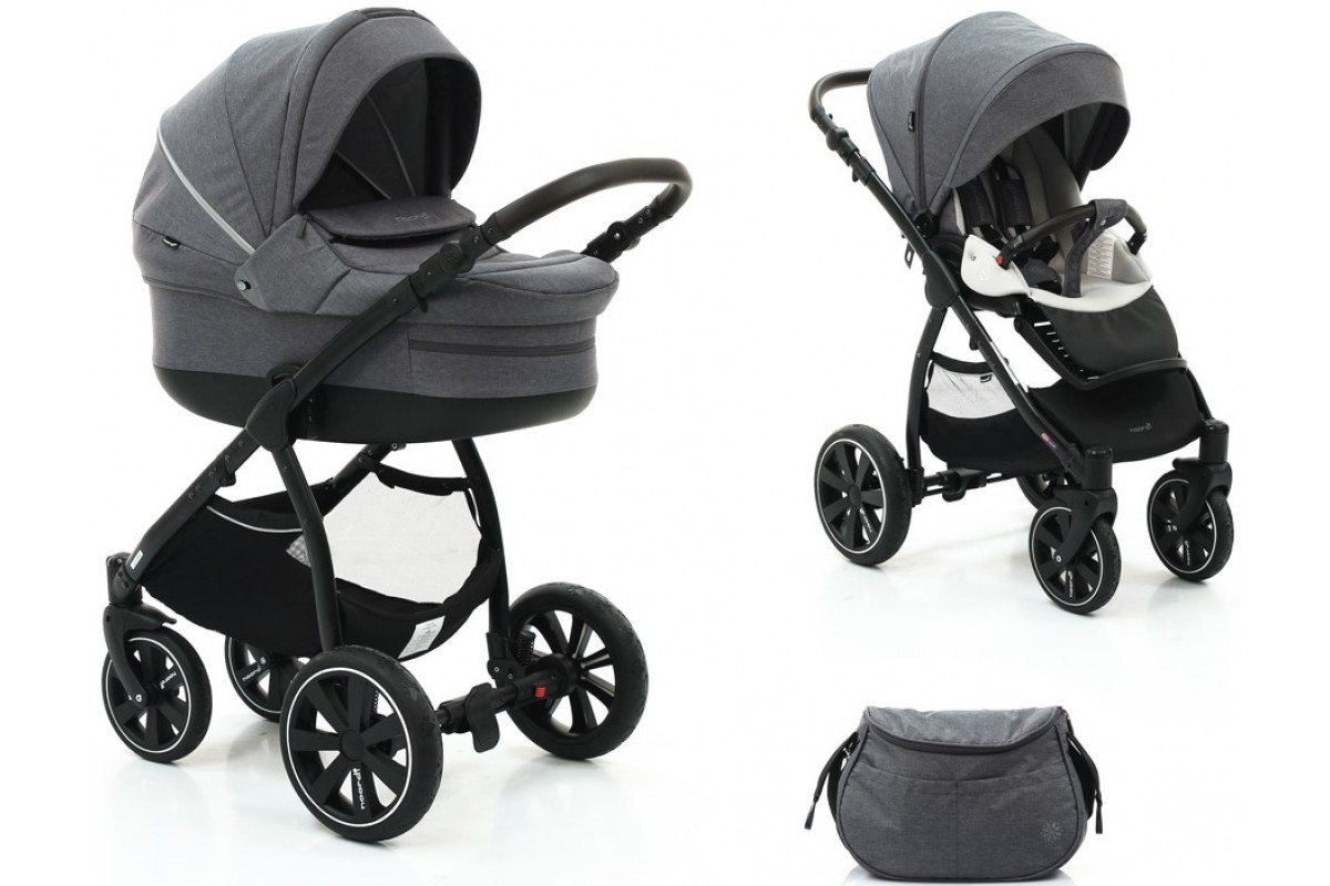 Коляска 2 в 1 Noordi Fjordi Sport Melange Pebble Melange 890