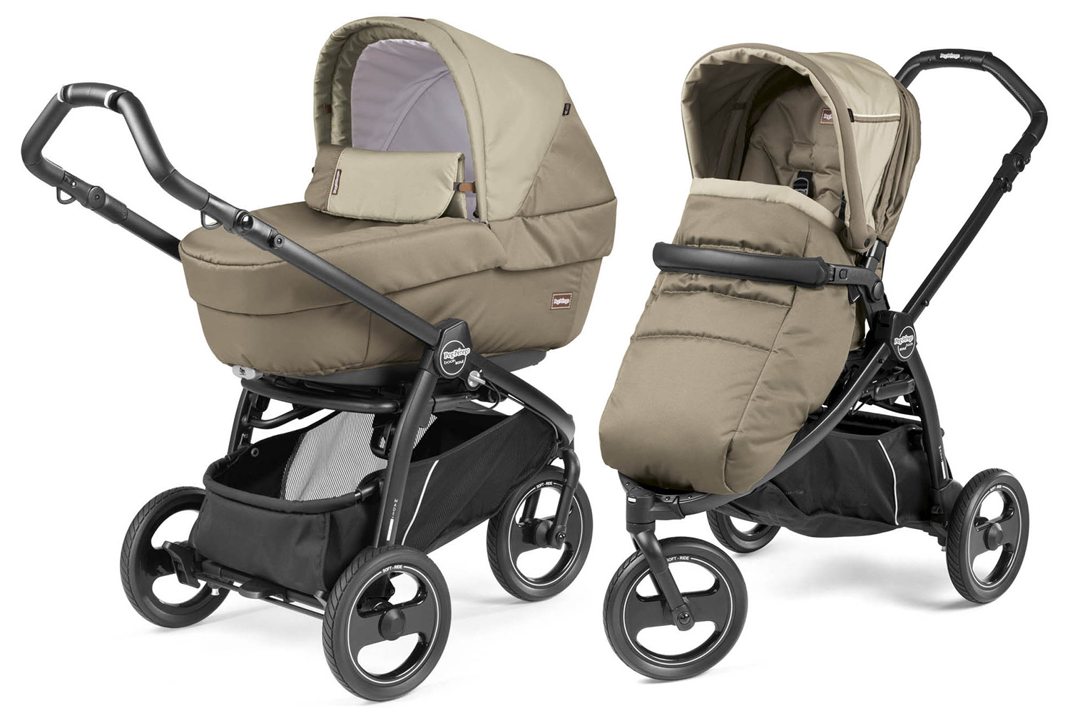 Коляска 2 в 1 Peg Perego Book Scout Elite Combo Class Beige
