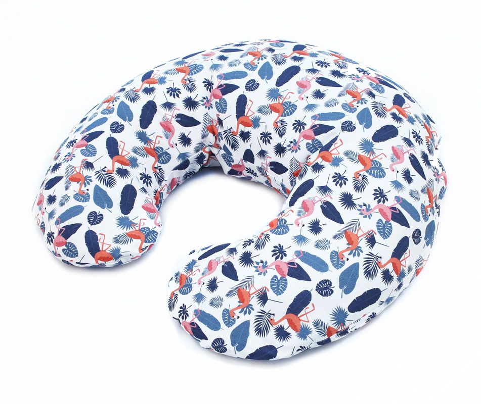 Подушка для кормления Ceba Baby Physio Mini трикотажная Flamingos