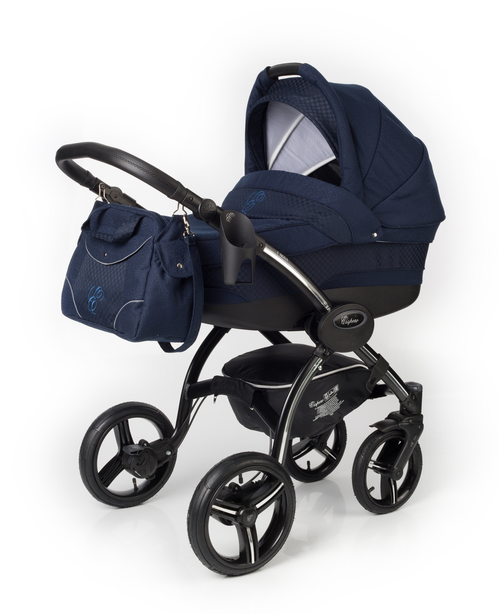 Коляска для новорожденных Esspero I-Nova (шасси Black) Mar Carbon