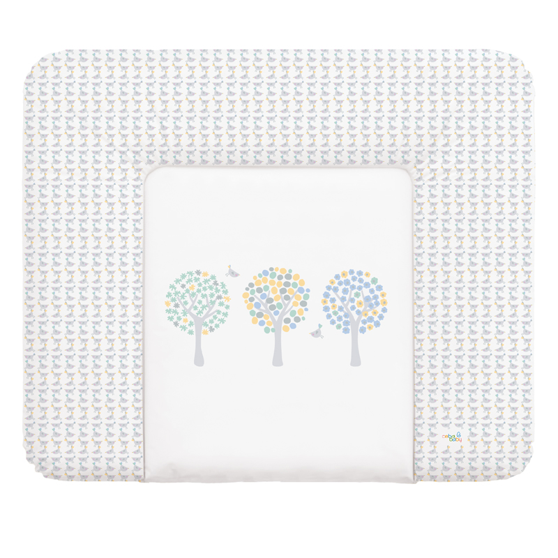 Пеленальный матрас мягкий Ceba Baby 70х85 Magic Tree Blue
