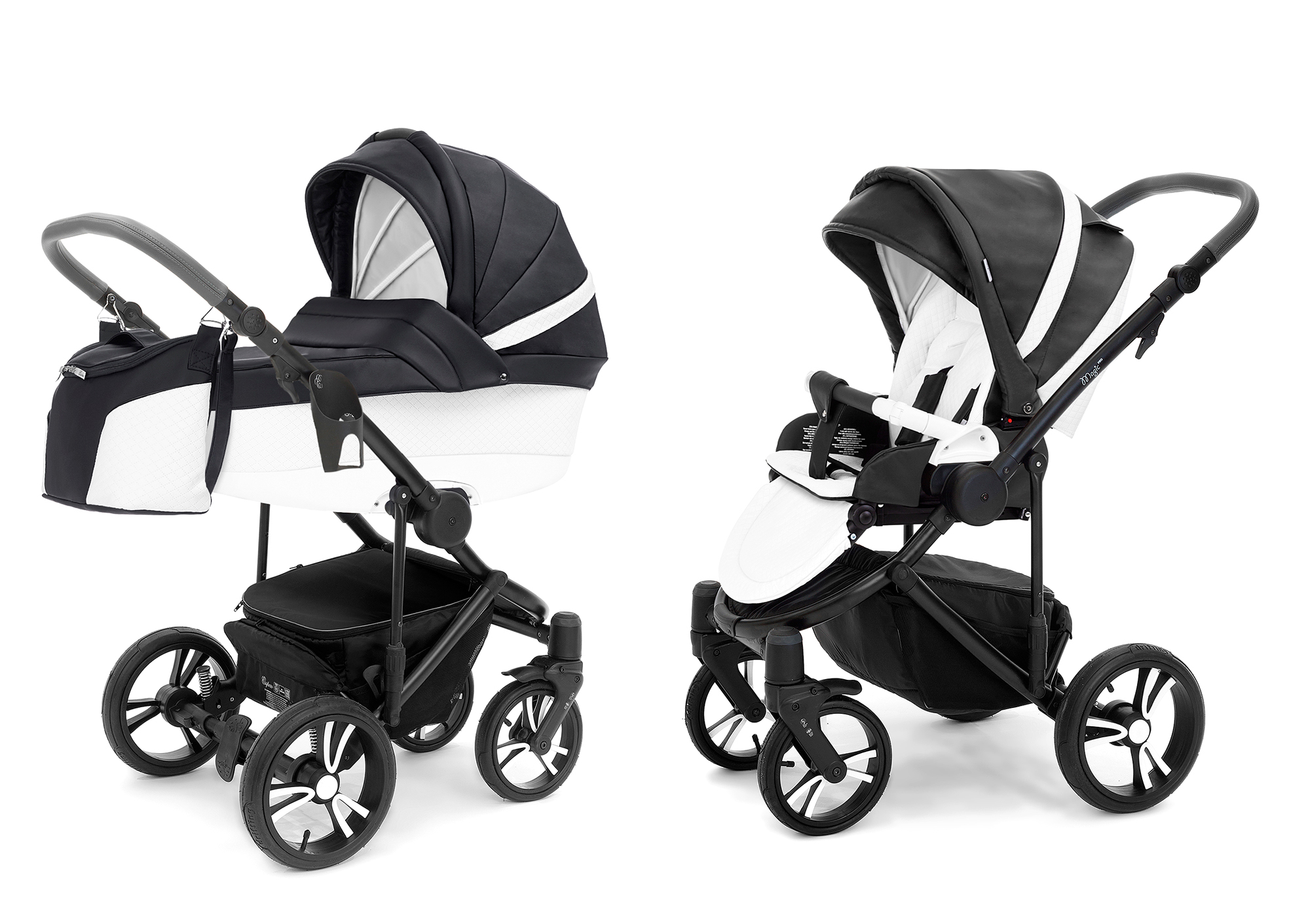 Коляска 2 в 1 Esspero Grand Magic Pro (шасси Black) Nappa Graphite