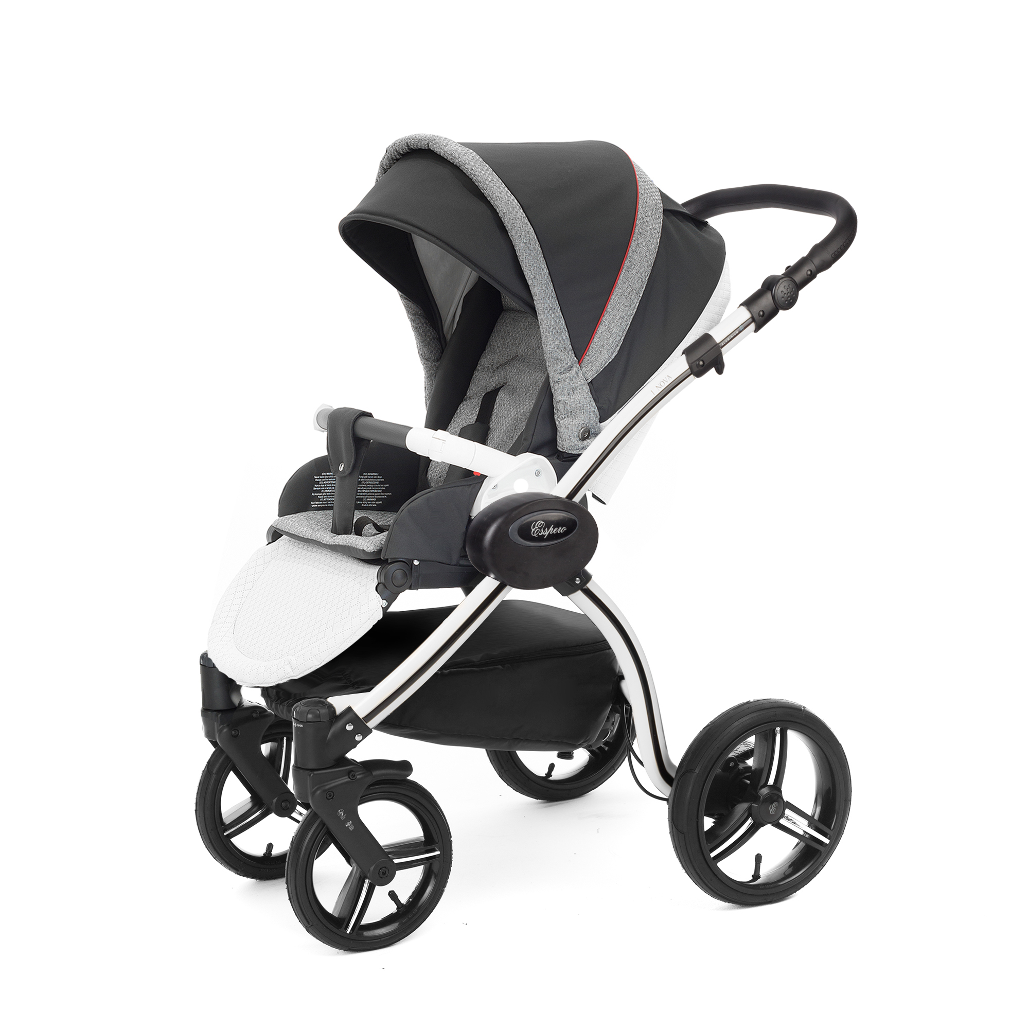 Прогулочная коляска Esspero Grand I-Nova (шасси White) Royal Grey