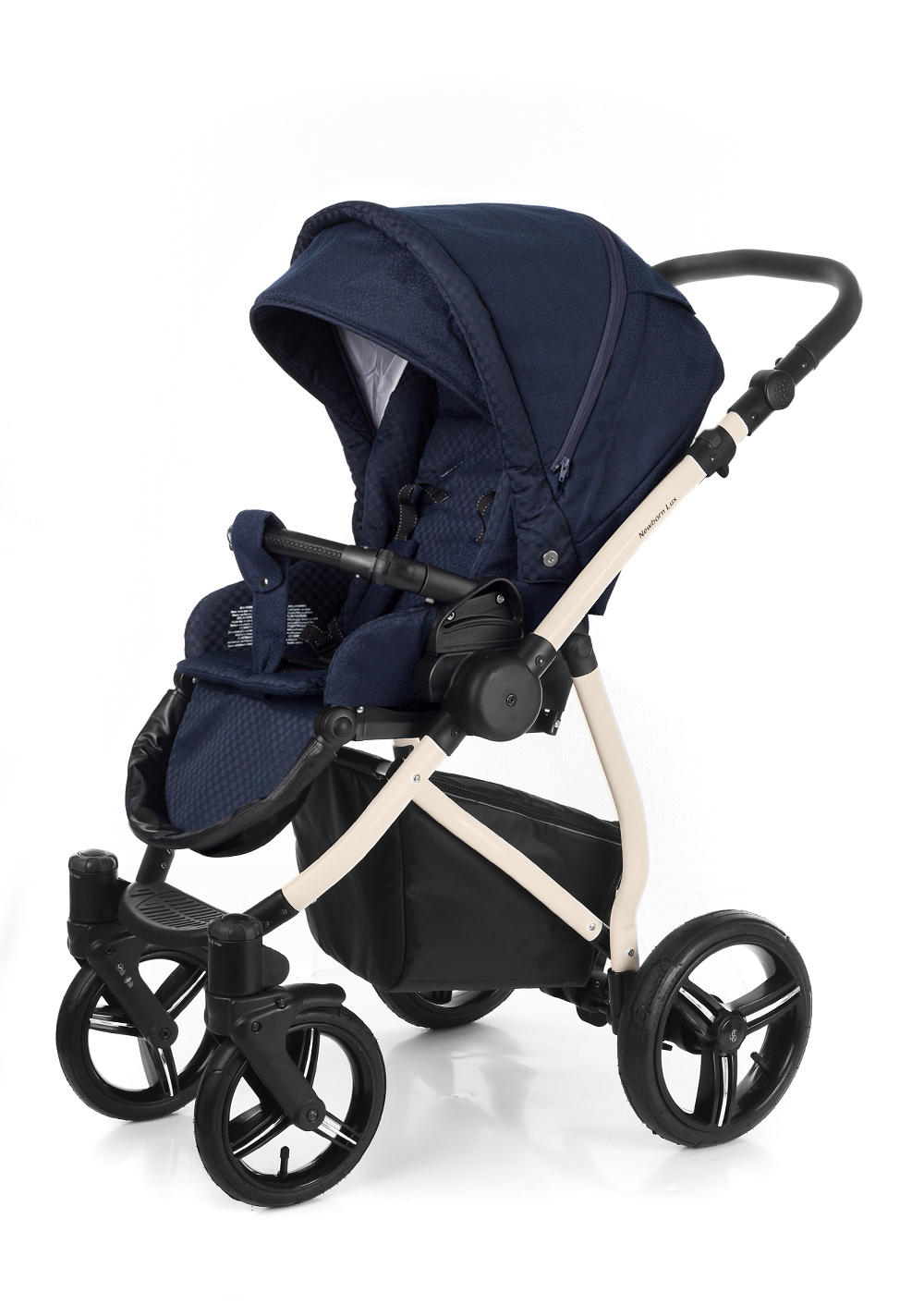 Прогулочная коляска Esspero Newborn Lux (шасси Beige) Mar Carbon
