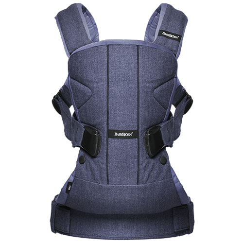 Рюкзак-кенгуру BabyBjorn One Cotton Синий деним