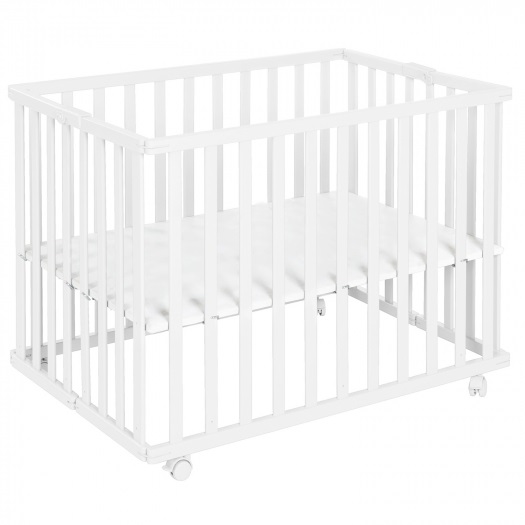Детский складной манеж ROBA Foldable playpen 74 х 100 Белый