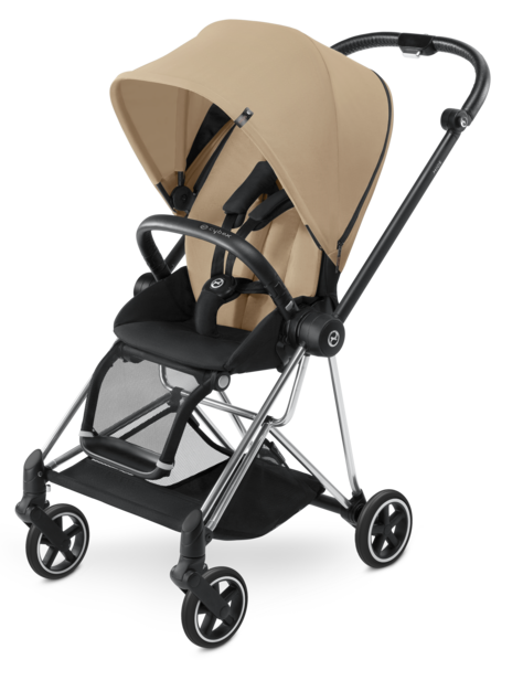 Прогулочная коляска Cybex MIOS (шасси Chrome Brown) Cashmere Beige