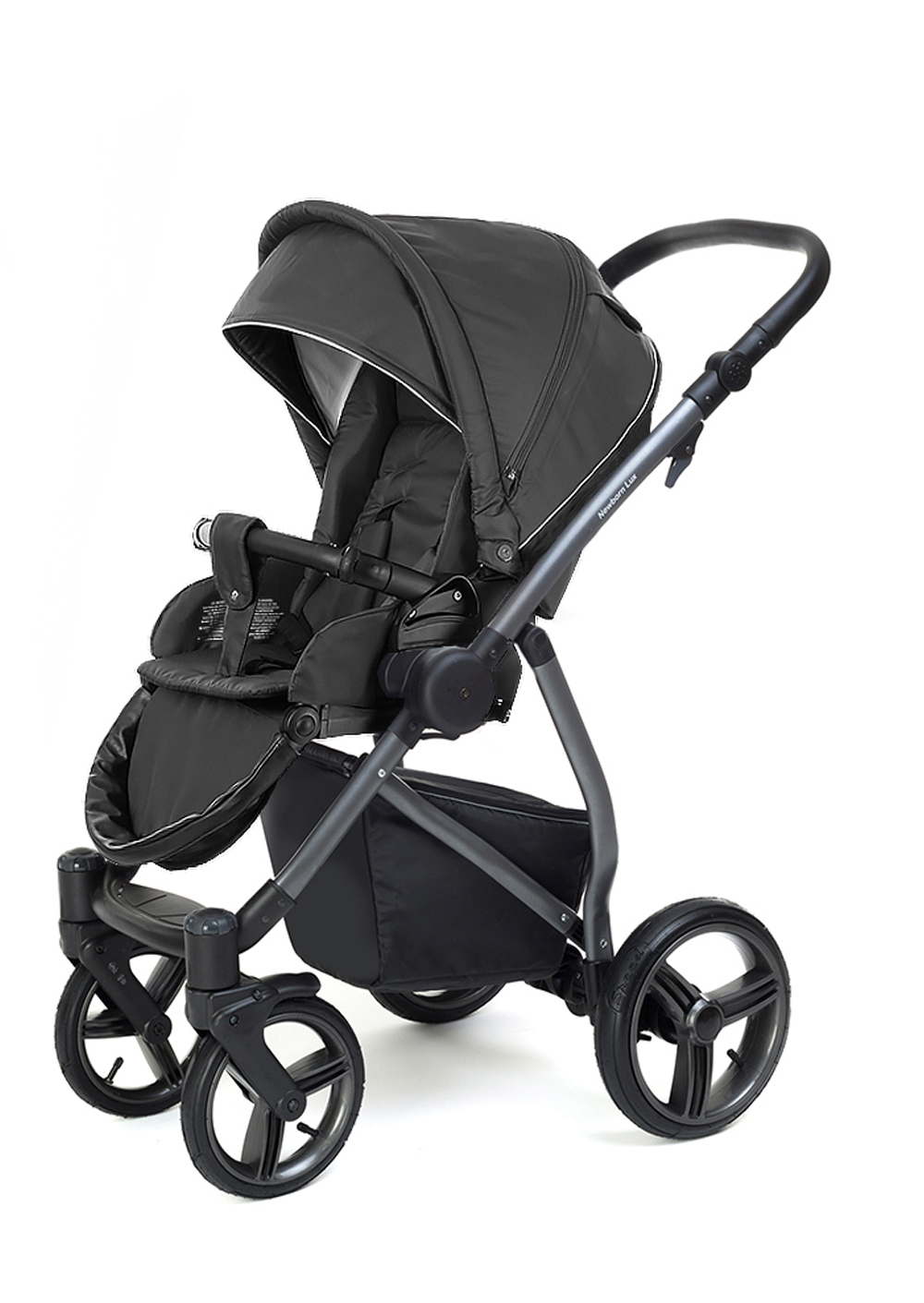Прогулочная коляска Esspero Newborn Lux Alu (шасси Graphite) Dark