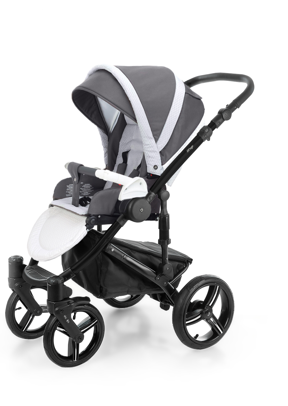 Прогулочная коляска Esspero Grand Magic (шасси Black) Royal Light Grey
