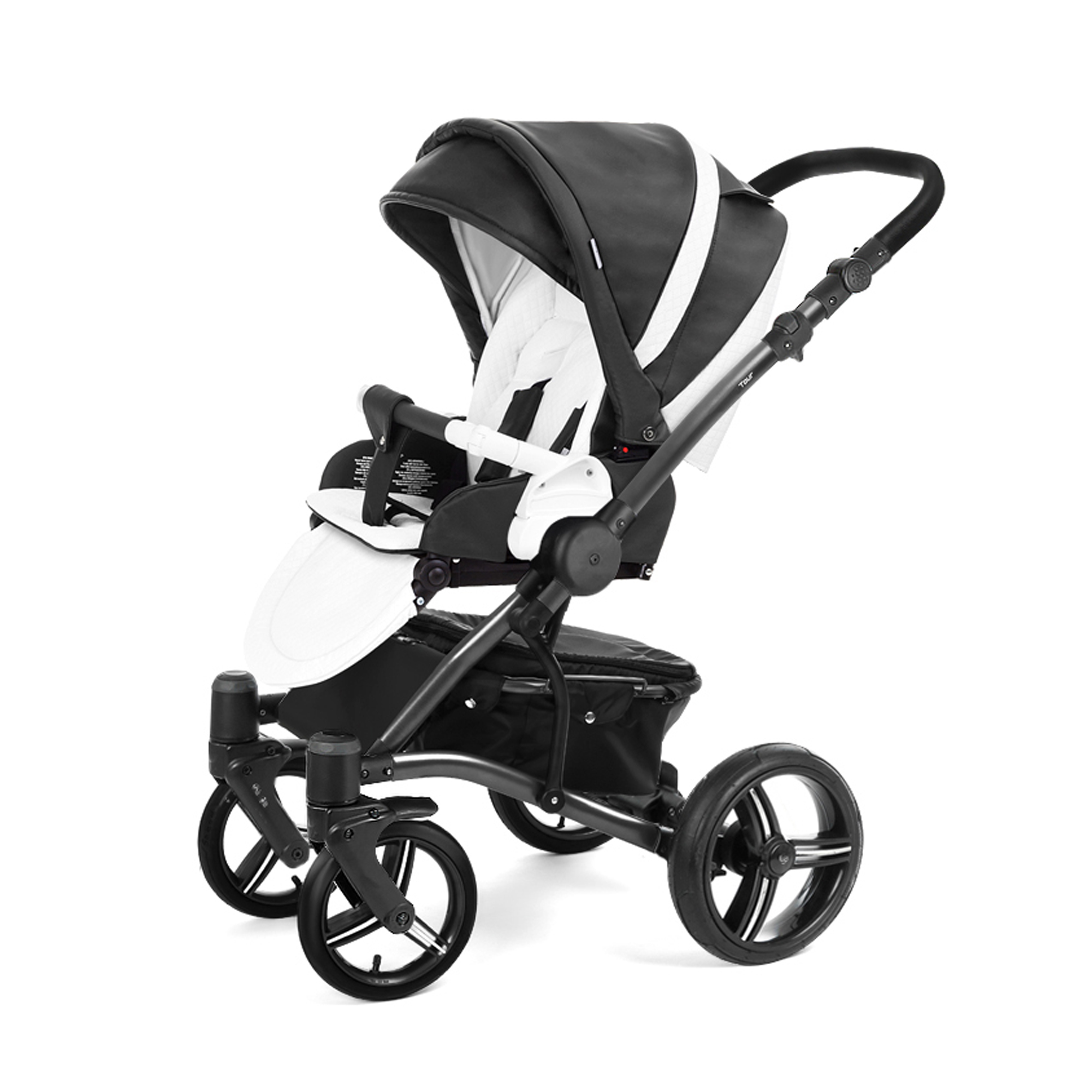 Прогулочная коляска Esspero Tour Leatherette (шасси Black) Nappa Graphite