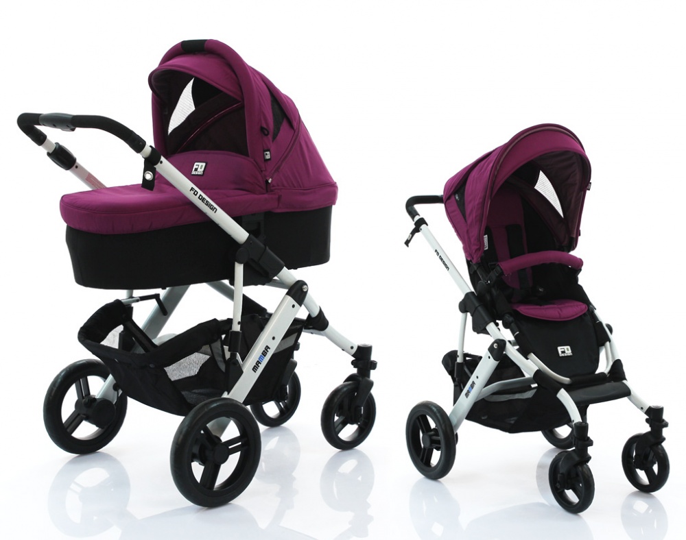 Коляска 2 в 1 FD Design Mamba Grape