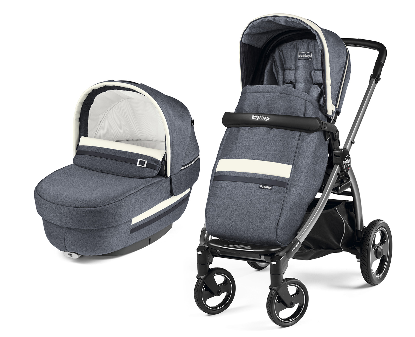 Коляска 2 в 1 Peg-Perego Book Plus S Luxe Mirage