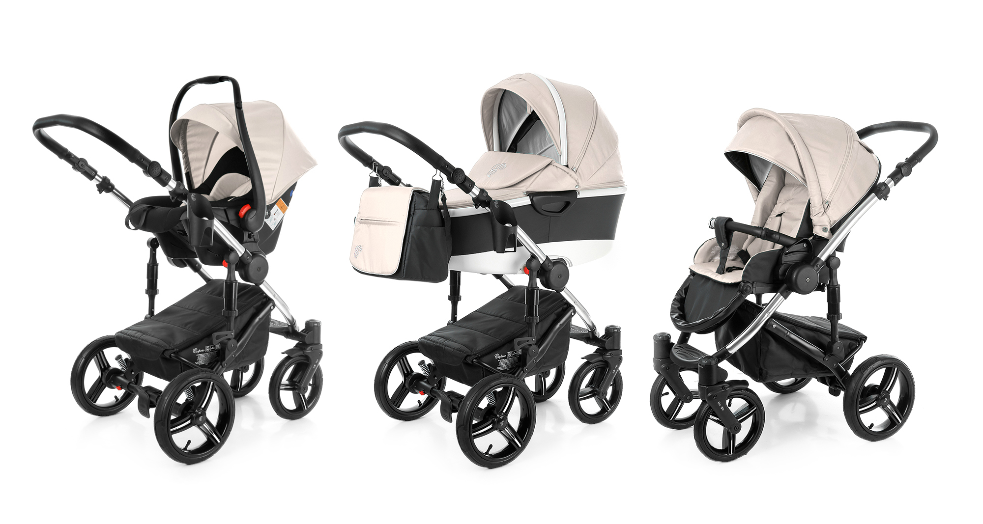 Коляска 3 в 1 Esspero Magic Alu (шасси Chrome) Beige