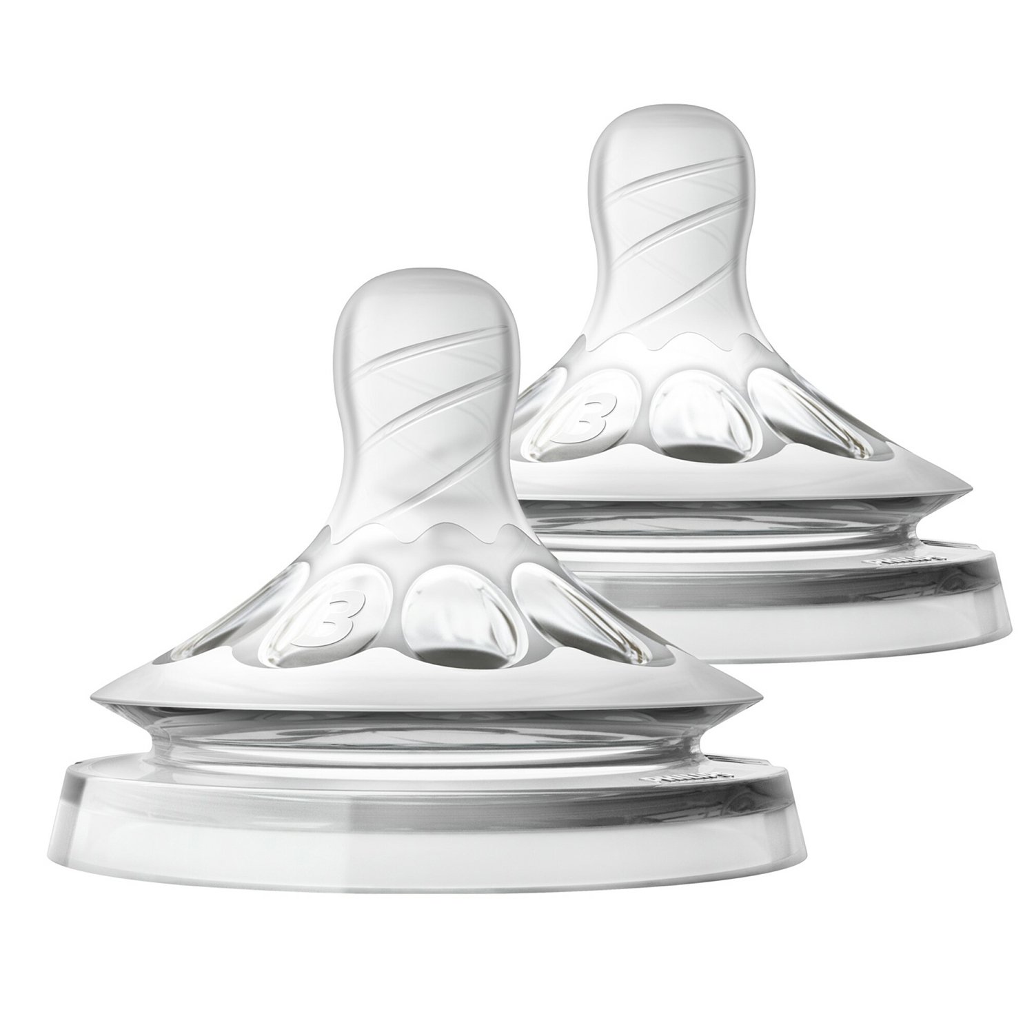Соска силиконовая Avent Natural SCF043/27 средний поток 2шт 3мес+