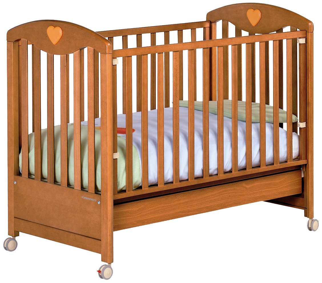 Детская кроватка Foppapedretti Cuore di Mamma Walnut